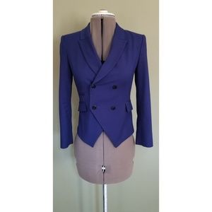 ZARA BASIC Double Breasted Blazer Blue - XS
